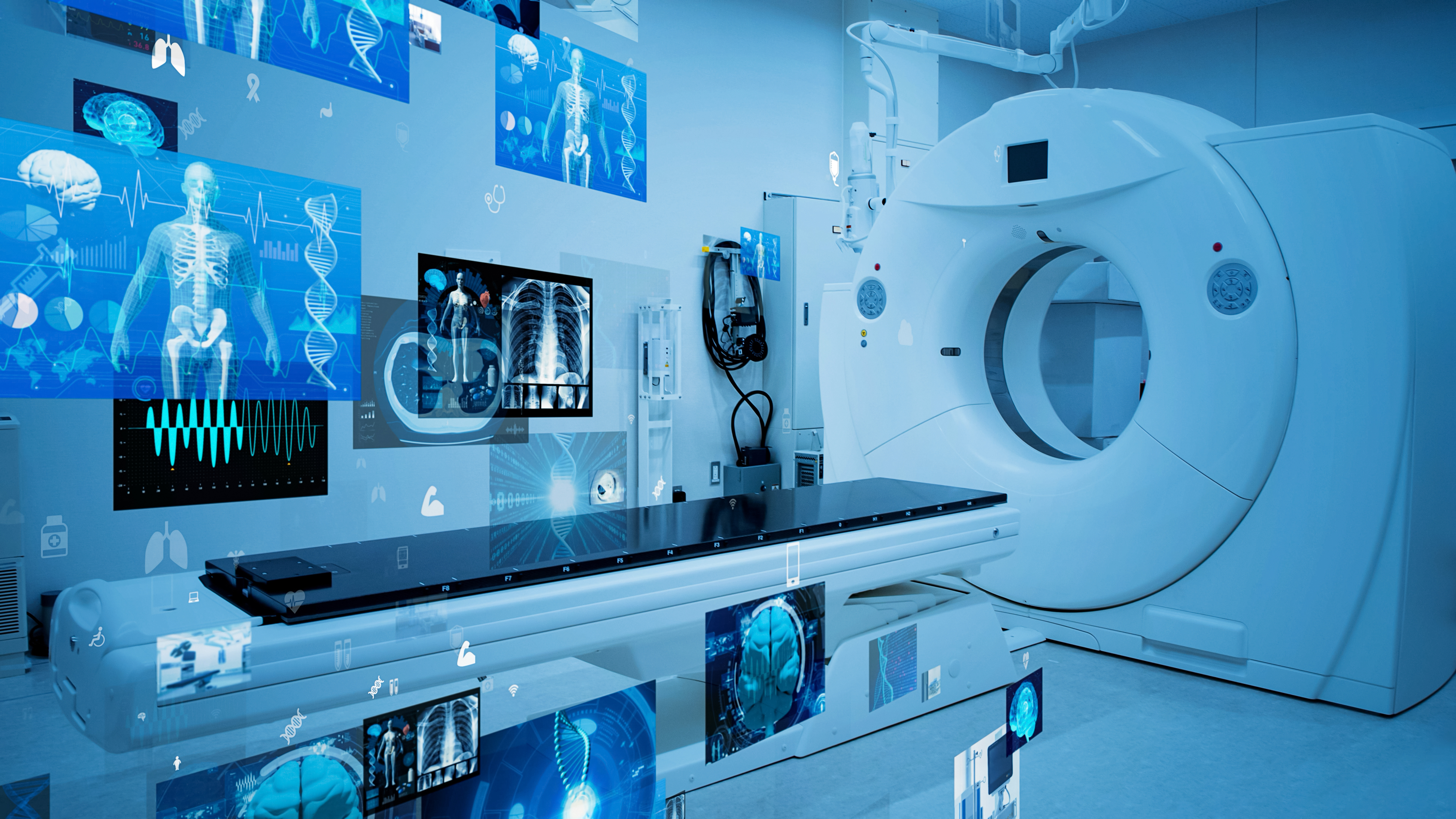 Mri Scanner Digital Screens