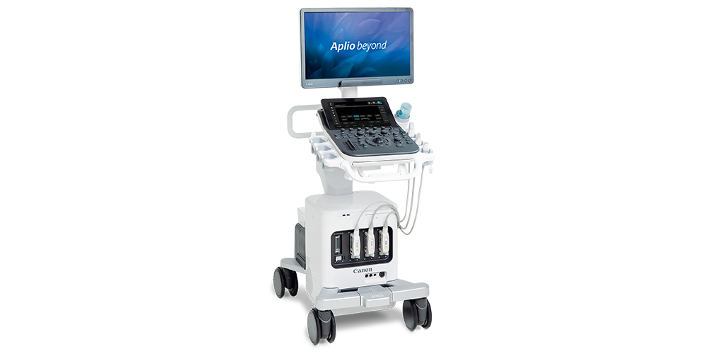 Canon's new Aplio beyond ultrasound scanner. Image courtesy of Canon.