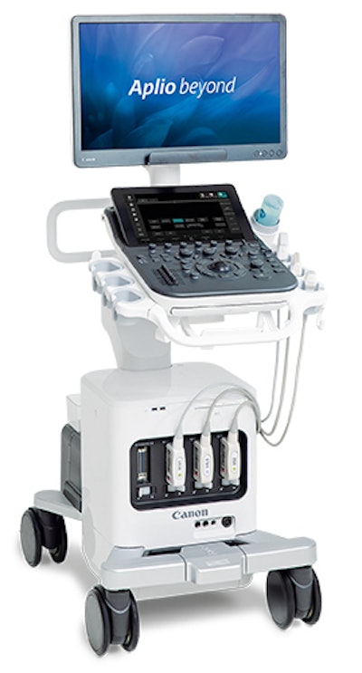 Canon's new Aplio beyond ultrasound scanner. Image courtesy of Canon.