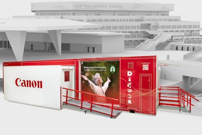 Canon's CT Hybrid Elite mobile CT unit. Image courtesy of Canon.