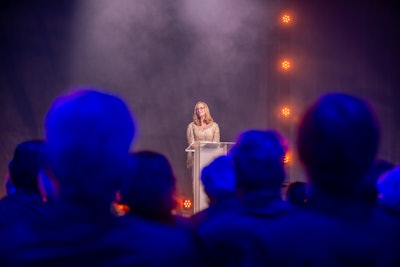 Andrea Rockall speaking at the opening ceremony. All photos courtesy of ESR and Sebastian Kreuzberger.