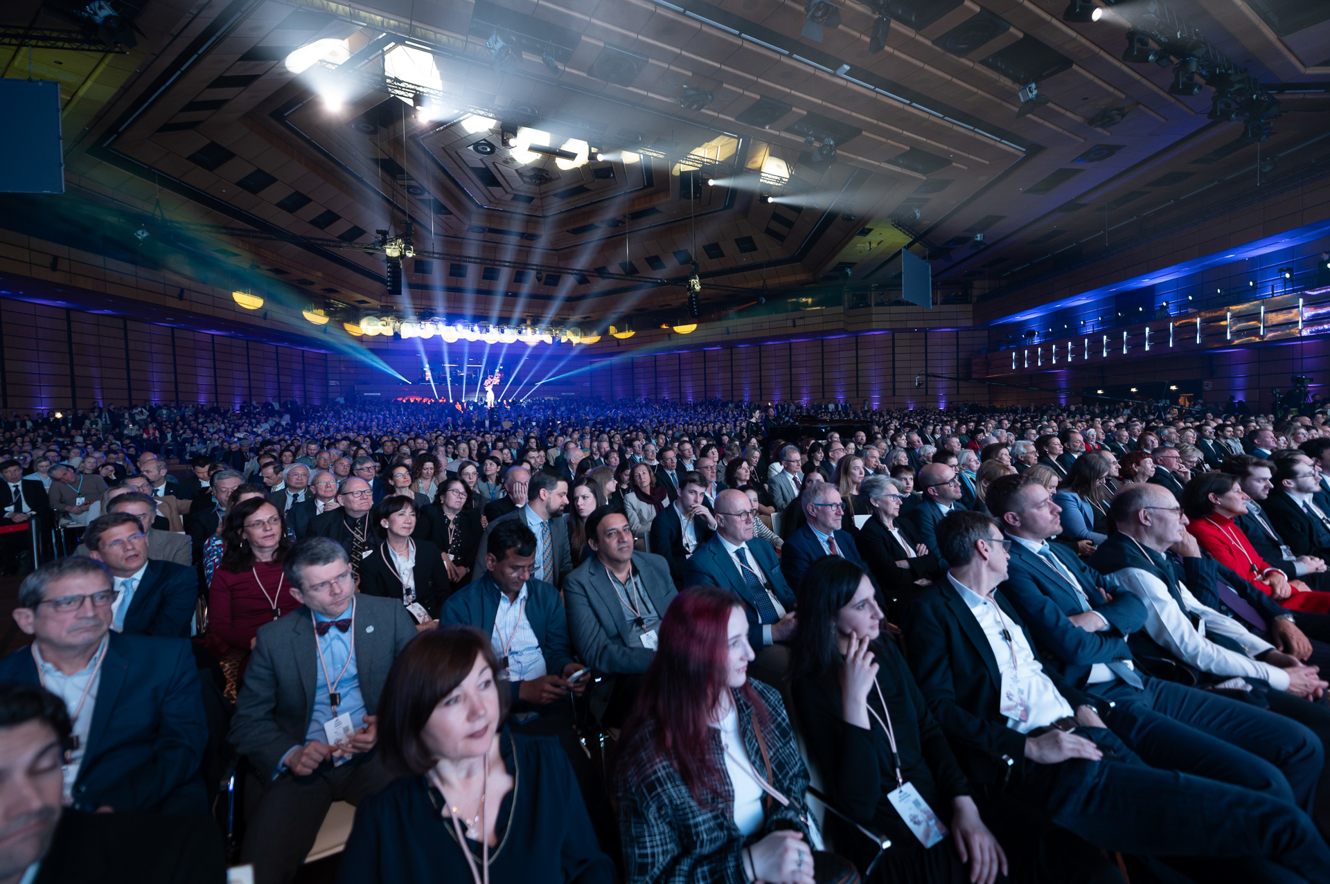 Thousands of delegates gathered for Wednesday evening's eagerly anticipated opening ceremony. Courtesy of ESR and Sebastian Kreuzberger.