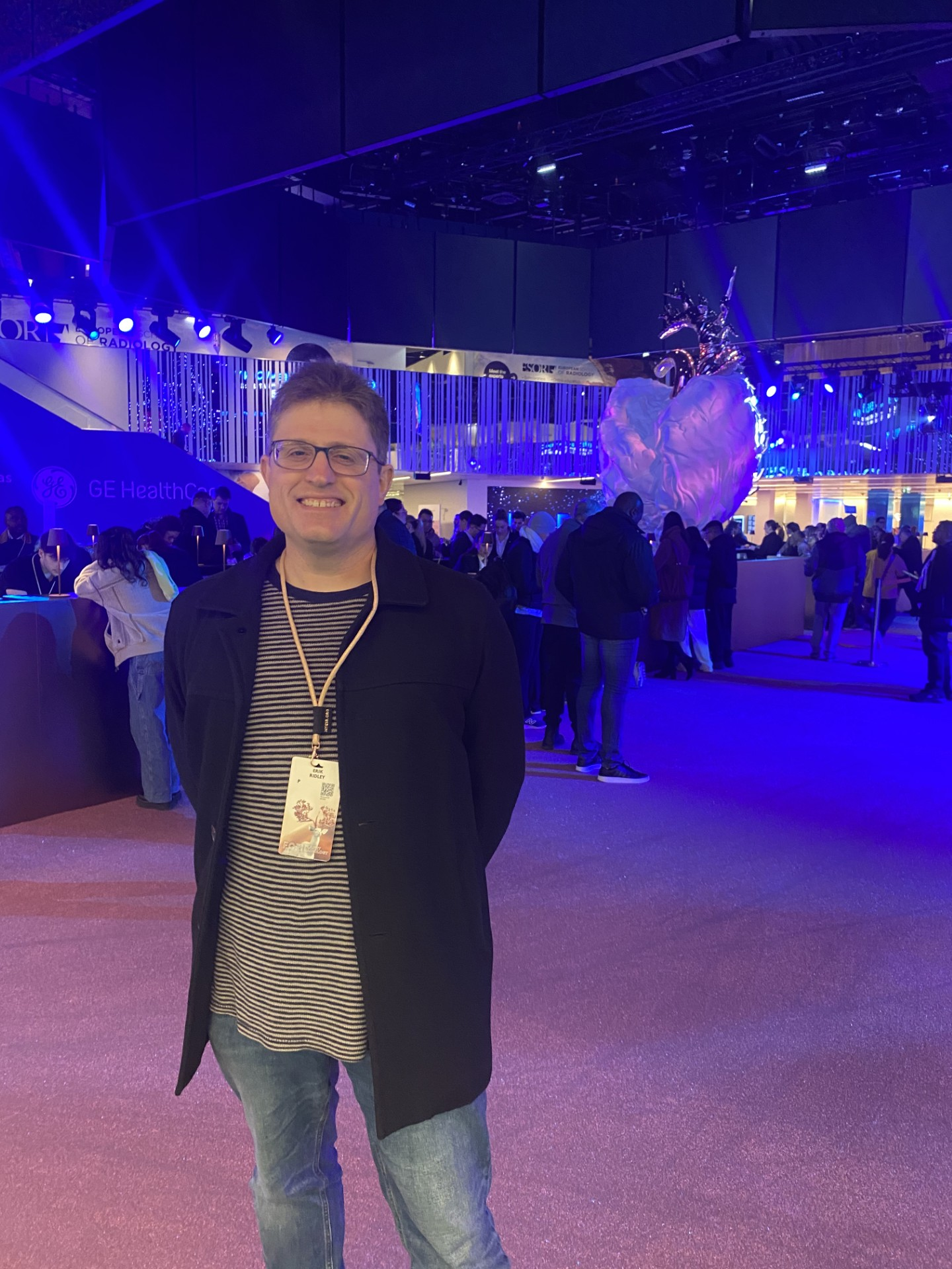 The early bird catches the worm! Erik Ridley, editor in chief of AuntMinnie.com, arrives at ECR 2025 a day ahead of the congress to conduct a pre-event reconnaissance visit.