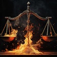 Justice Scales Fire 1
