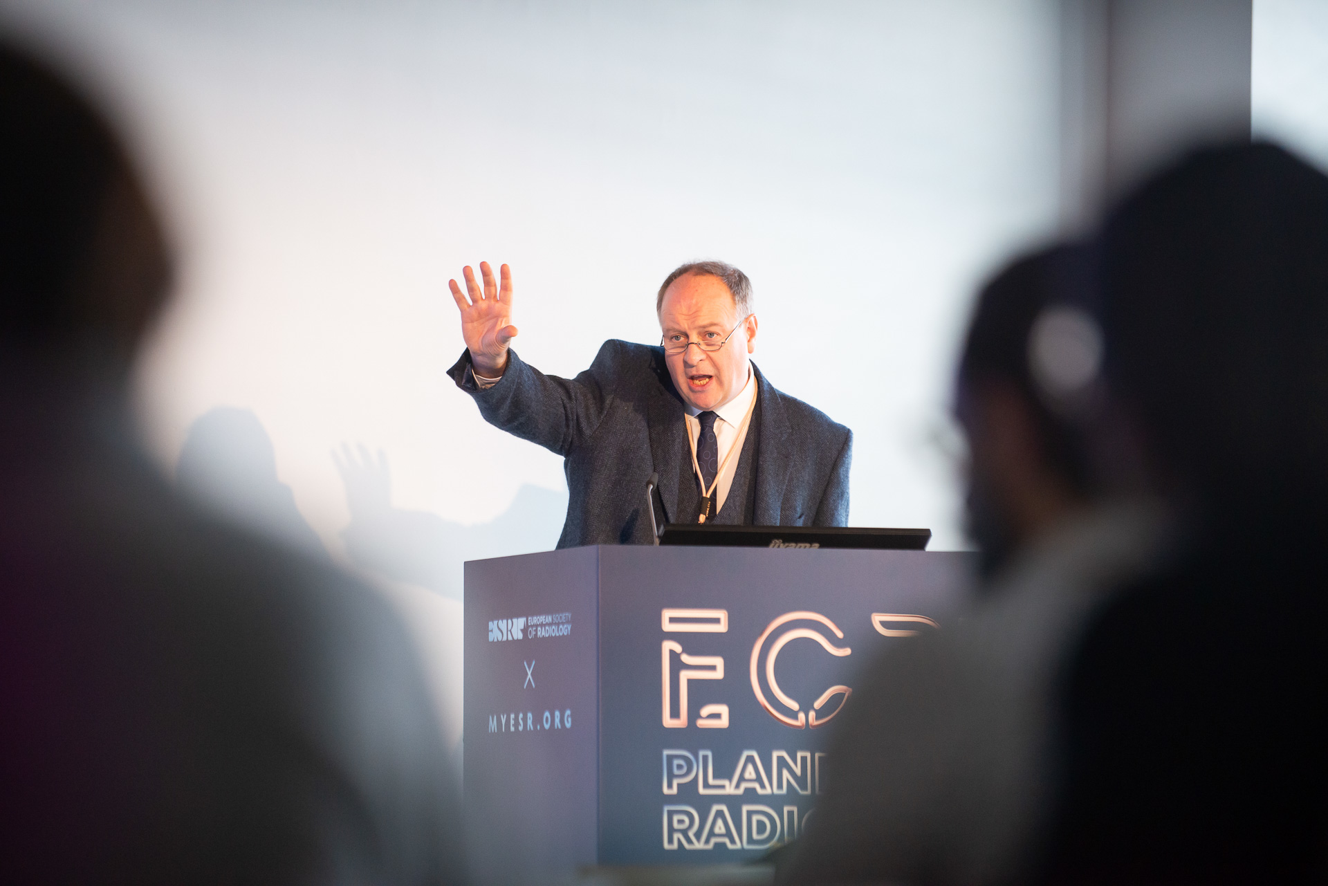 Showing the way: Dr. Paul McCoubrie. Image courtesy of the ESR and Sebastian Kreuzberger.