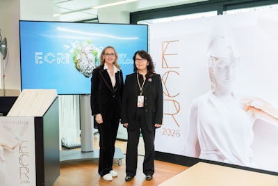 Prof. Andrea Rockall and Prof. Minerva Becker. Image courtesy of ESR/Sebastian Kreuzberger.