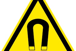 Sign Caution Magnet