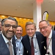 The “Saifie” was born at RöKo 2025! Dr. Saif Afat, chairperson of the ESR Radiology Trainees Forum Subcommittee and managing senior physician at the University Hospital of Tübingen, invited attendees to pose with him for selfies during the congress. He’s shown here with (from left to right): Prof. Dr. Mathias Goyen, chief medical officer at GE HealthCare; Prof. Dr. Markus Juchems, head of radiology at Klinikum Konstanz; Prof. Dr. Fabian Bamberg, head of radiology at University Medical Center Freiburg; and Prof. Dr. Johannes Wessling, head of radiology at Clemenshospital Münster.