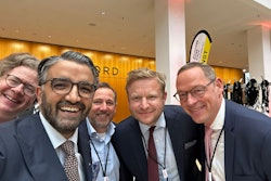 The “Saifie” was born at RöKo 2025! Dr. Saif Afat, chairperson of the ESR Radiology Trainees Forum Subcommittee and managing senior physician at the University Hospital of Tübingen, invited attendees to pose with him for selfies during the congress. He’s shown here with (from left to right): Prof. Dr. Mathias Goyen, chief medical officer at GE HealthCare; Prof. Dr. Markus Juchems, head of radiology at Klinikum Konstanz; Prof. Dr. Fabian Bamberg, head of radiology at University Medical Center Freiburg; and Prof. Dr. Johannes Wessling, head of radiology at Clemenshospital Münster.