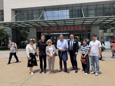 The SIRM delegation attended the Chinese national radiology congress in Beijing. Courtesy of SIRM.