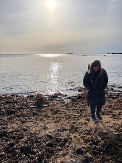 Dr. Sarah Jenkins loved the outdoors, particularly walks on the beach.