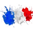 French Flag Splashes