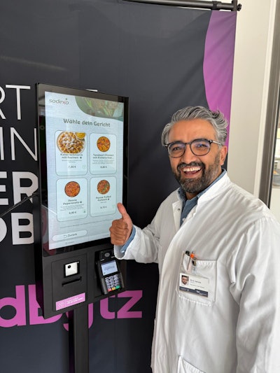 It sure beats fast food! Dr. Saif Afat gives the thumbs up to the initiative.
