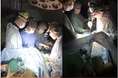 Blackouts continue to be a regular part of hospital life in Ukraine. All images and video clip courtesy of Dr. Uliana Pidvalna.