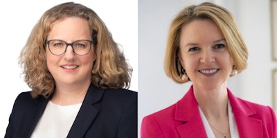 (Left) Dr. Annemiek Snoeckx, PhD, and (right) Dr. Geraldine B. McGinty.