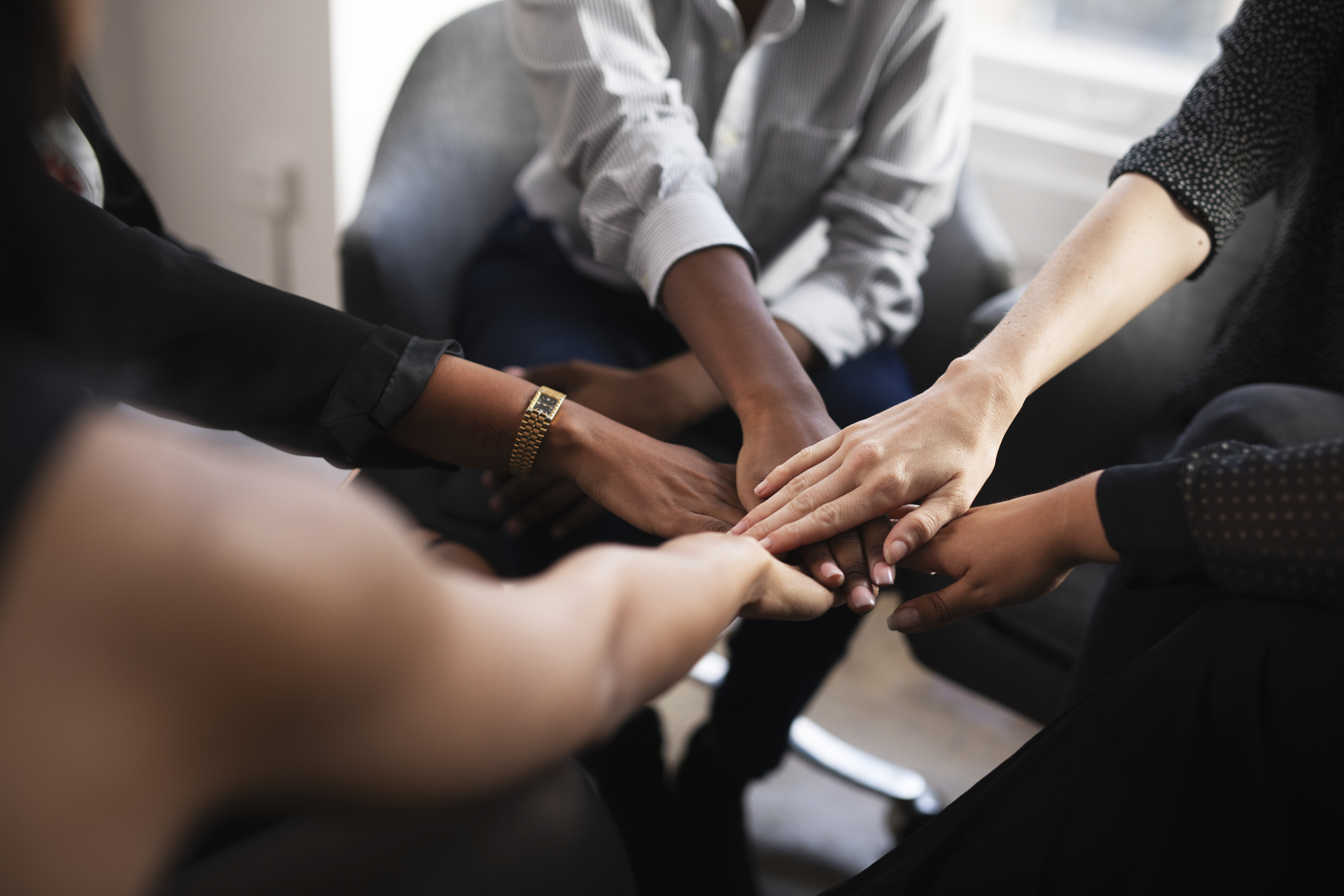 Business Hands Cooperation