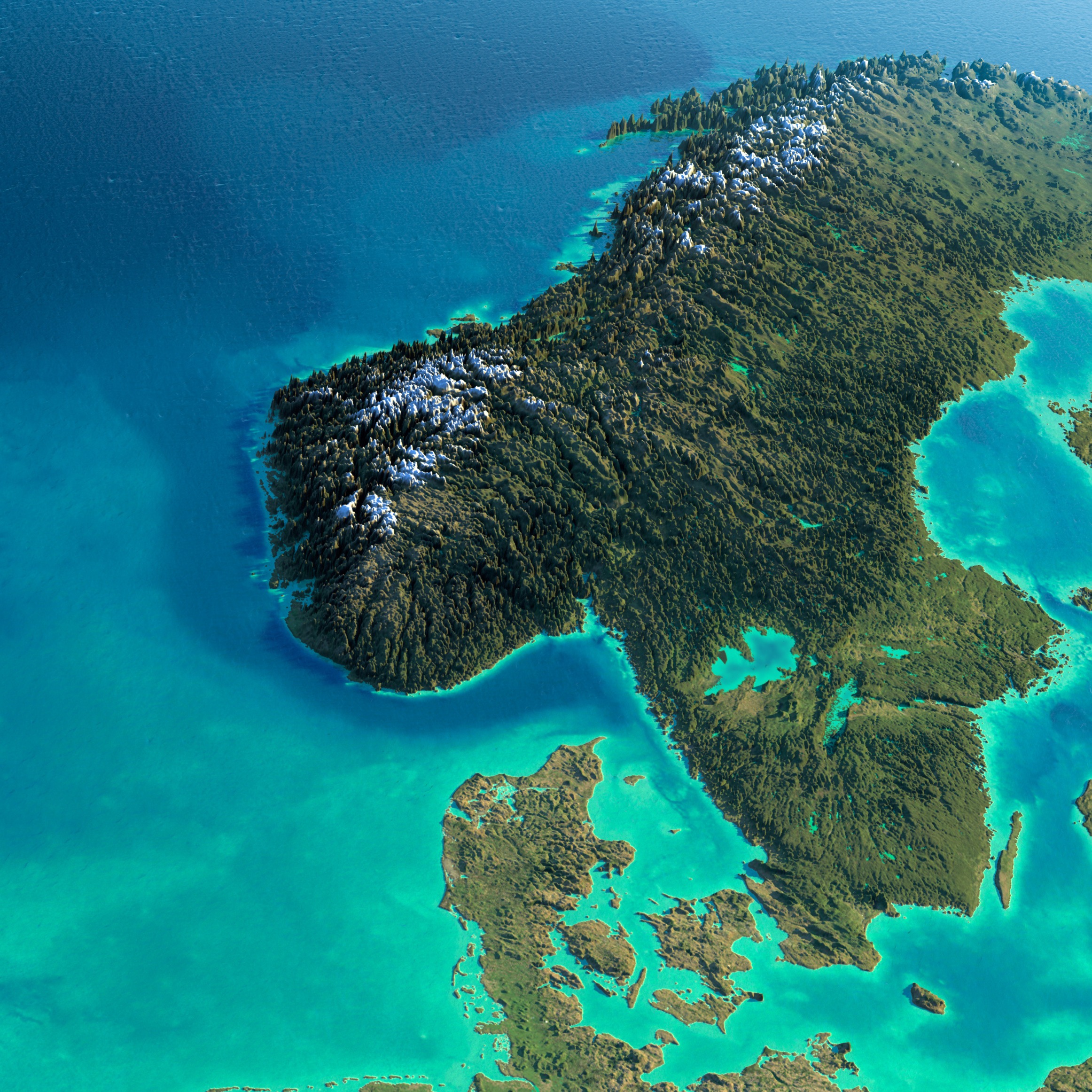 Earth Sweden Norway Cr