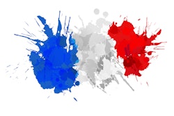 French Flag Splashes
