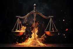 Justice Scales Fire