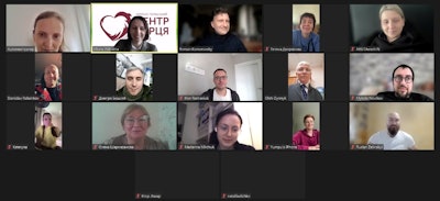 Because of the ongoing war in Ukraine, the translators relied heavily on Zoom to coordinate the project.
