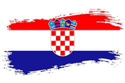 Croatia Brushstroke Flag