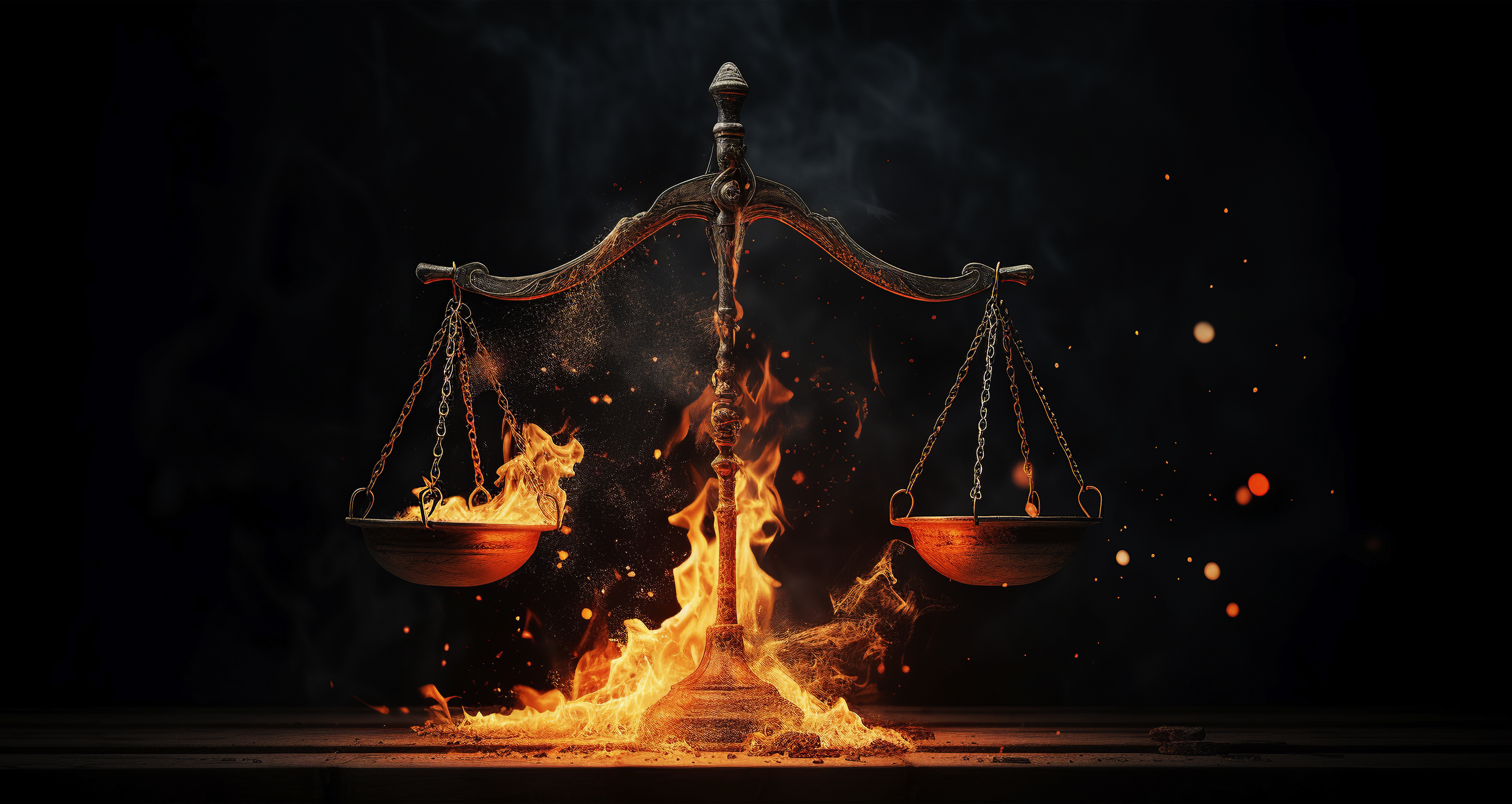 Justice Scales Fire o Tptr Dzjx2