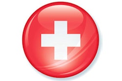 Swiss Flag Button 400