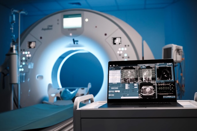 Screen Display Mri Machine Adobe Wedmomentsstock