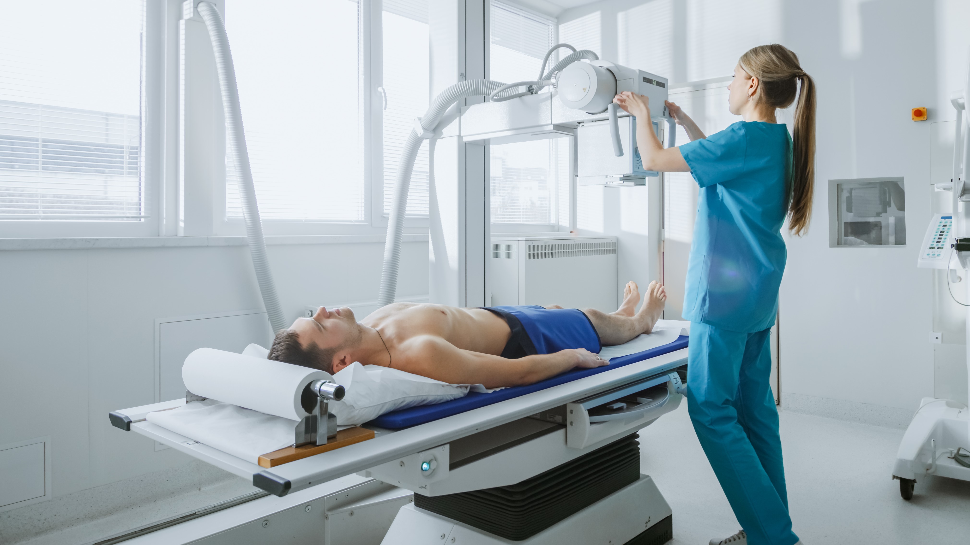 X Ray Radiography Tech Patient