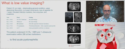 'We need metrics like this,' said Dr. Tobias Heye, on tracking diagnostic resource use per clinician.