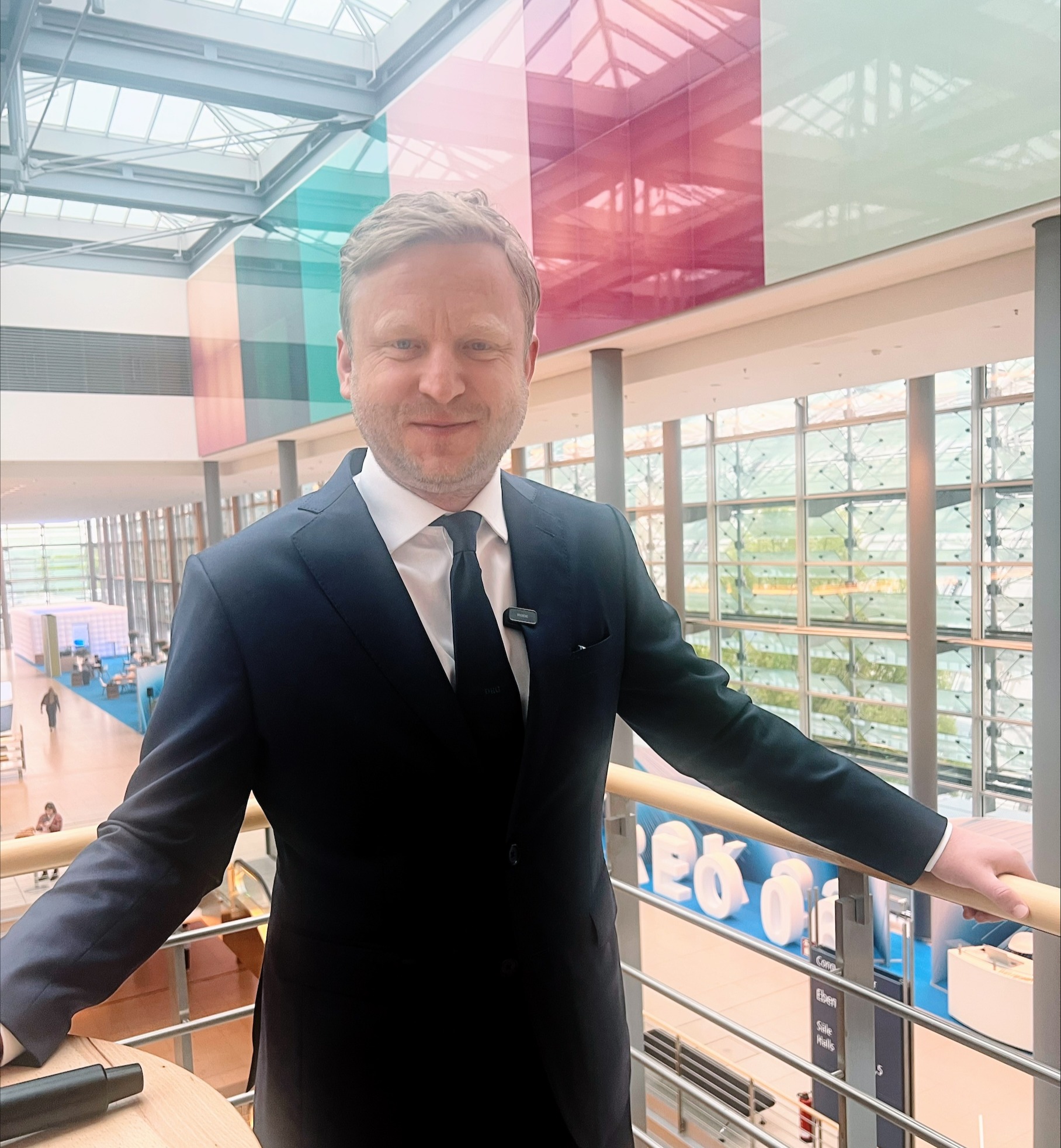 Professor Fabian Bamberg, whose research spans radiomics, AI validation, and population-level screening, at the 107th German Radiology Congress in Leipzig.