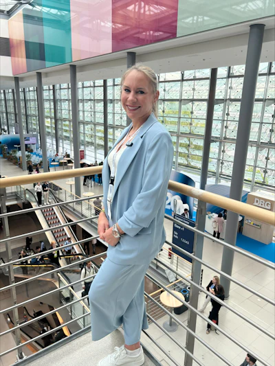 Bettina Beckelmann, Managing Director of Beckelmann GmbH, a Dortmund-based family-owned radiology supplies company.
