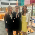 Josephine Berger, Dr. Nour Maalouf EDiR, and Dr. Fiona Mankertz bringen frischen Wind in die Radiologie am Röko 2026.