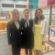 Josephine Berger, Dr. Nour Maalouf EDiR, and Dr. Fiona Mankertz bringen frischen Wind in die Radiologie am Röko 2026.