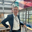 Stefan Schaller, Head of Central Western Europe at Siemens Healthineers, at the 107th German Radiology Congress in Leipzig.