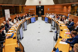 European Parliament, Brussels. Policymakers, clinicians, and patient representatives at the 'Imaging Saves Lives' event, July 2.