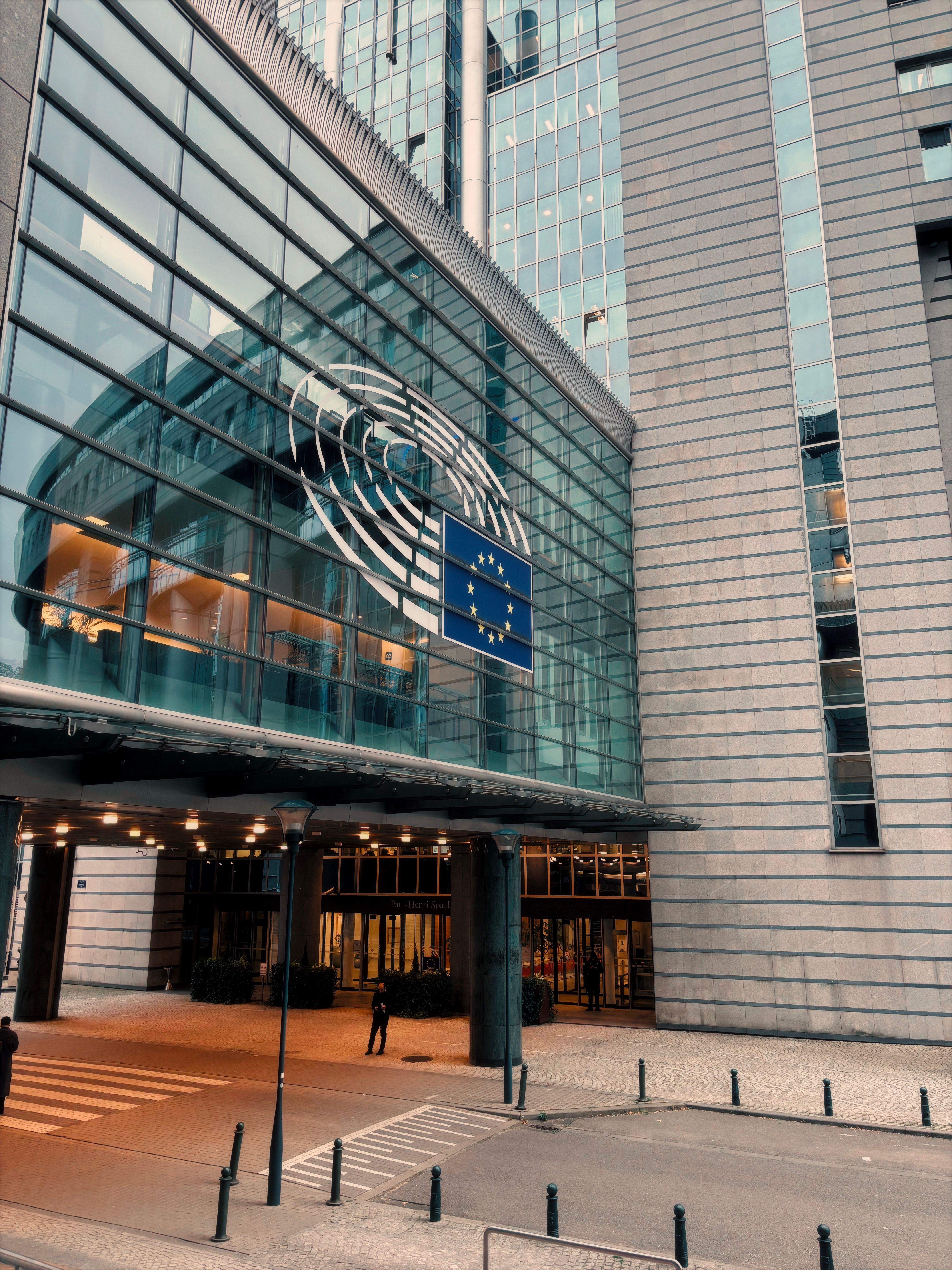 The European Parliament in Brussels approved the EU AI Act in 2024, establishing a risk-based regulatory framework for artificial intelligence, including high-risk medical AI systems.