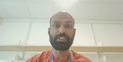 Aishwarya Mishra, PhD, presents the Scottish team's proposal for a sustainable multimodal preclinical imaging facility. Image courtesy of the Global BioImaging webinar.