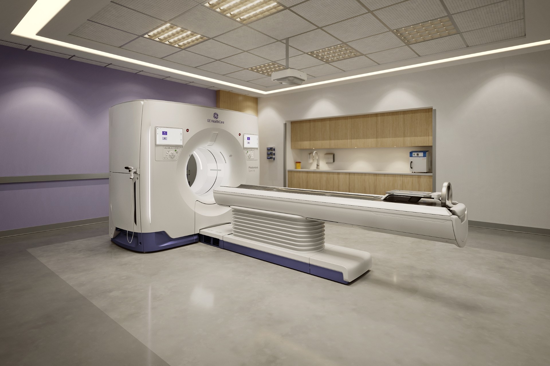 GE HealthCare's Photonova Spectra photon-counting CT system.