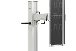 Updated version of Carestream's DXR-LC long-length imaging detector.