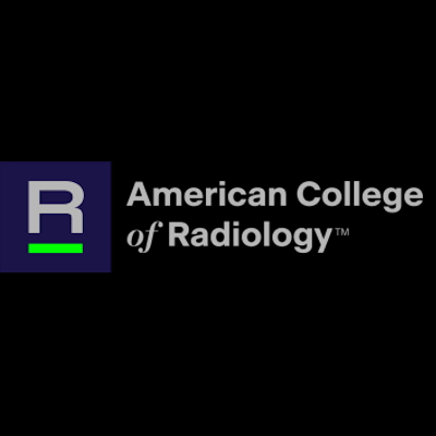 American College of Radiology logo with stylized R monogram and trademark symbol