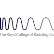 The Royal College of Radiologists logo featuring a navy blue wave symbol with institutional text